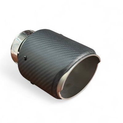 Насадка на глушник кругла матова Carbon 100мм 3508124299 фото